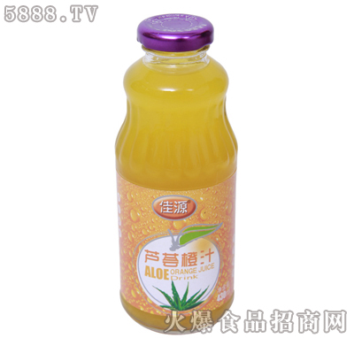 佳源蘆薈橙汁430ml