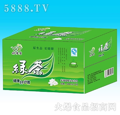 好佳佳綠茶茉莉花味500mlx15瓶