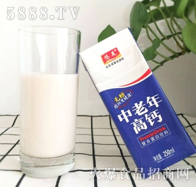 悠美中老年無糖高鈣復(fù)合蛋白飲料（盒）