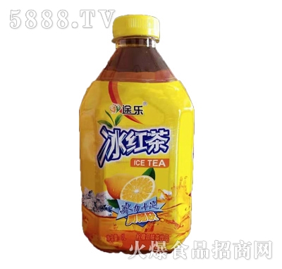 途樂(lè)冰紅茶檸檬味茶飲料1L