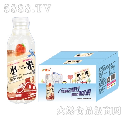 途樂(lè)水一果草莓味水果飲料