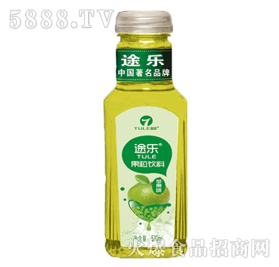 途樂(lè)果粒飲料蘋(píng)果味520ml