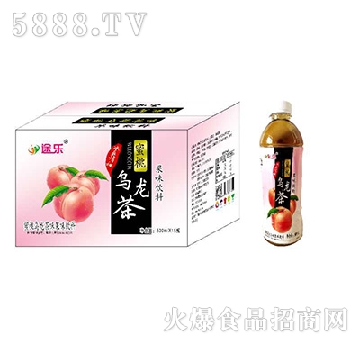 途樂(lè)蜜桃烏龍茶果味飲料500mlx15瓶