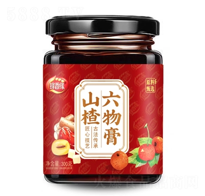 蜂香緣山楂六物膏300g