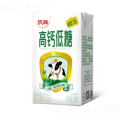 優(yōu)潤(rùn)高鈣低糖復(fù)合蛋白飲品250ml