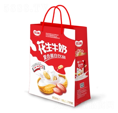 優(yōu)潤(rùn)花生牛奶復(fù)合蛋白飲品禮盒