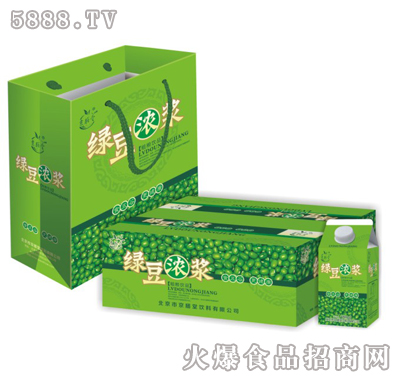 屋頂盒綠豆?jié)鉂{禮盒500ml×9盒