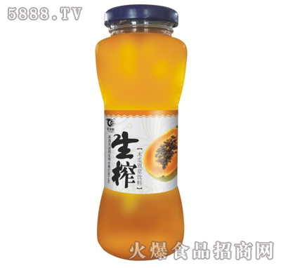 細(xì)腰瓶生榨木瓜原漿260ml×15瓶