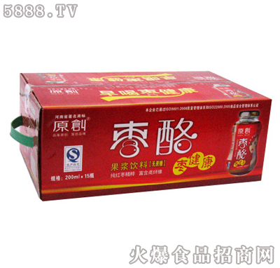 原創(chuàng)系列棗健康200ml×15瓶