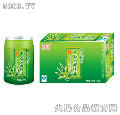 百森蘆薈水果飲品250g×20罐