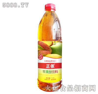 正濃蘋果醋飲料1.5l