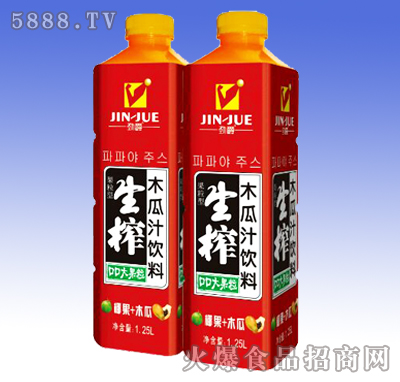 勁爵木瓜果汁飲料1.25L