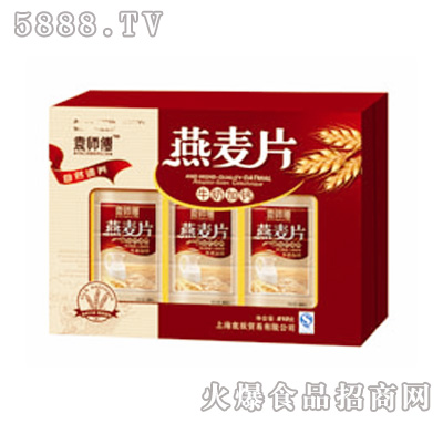 袁師傅牛奶加鈣燕麥片720gX6