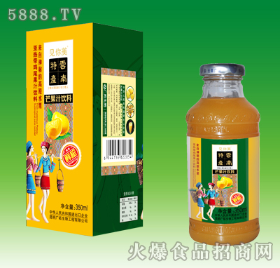 見你美芒果汁飲料350ml