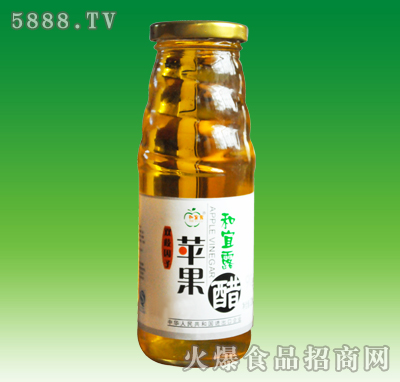 和宜露蘋果醋白標(biāo)320ml