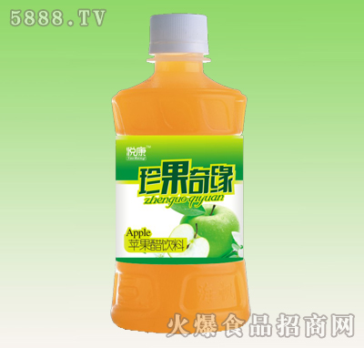 悅康珍果奇緣蘋(píng)果醋飲料390ml