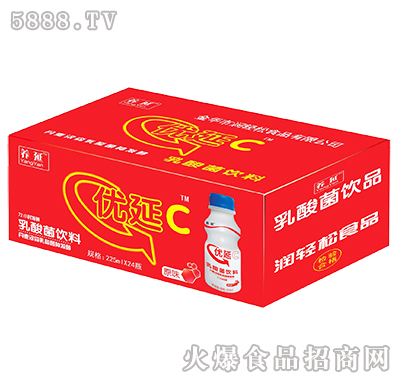 225mlx24瓶養(yǎng)延優(yōu)延C乳酸菌飲料