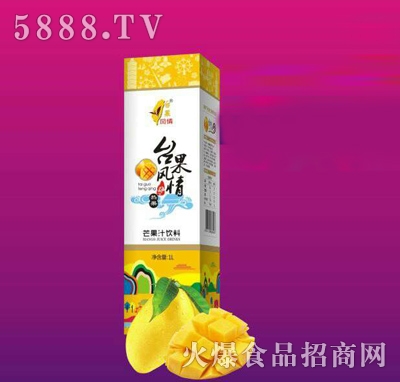 臺果風(fēng)情芒果汁飲料1L