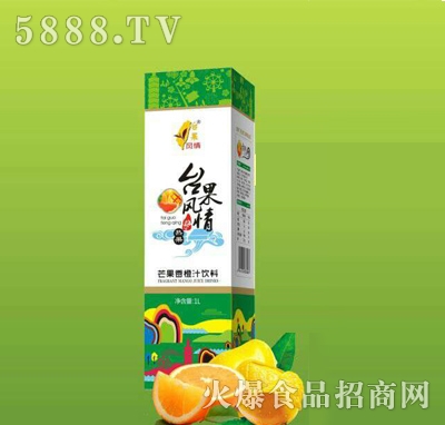 臺果風(fēng)情芒果香橙汁飲料1L