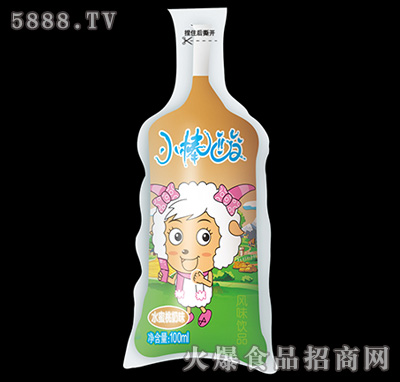 好乃屋美羊羊小棒酸水蜜桃味100ml