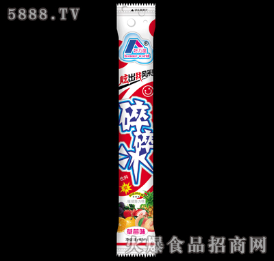 好乃屋碎碎冰立體袋草莓味85ml