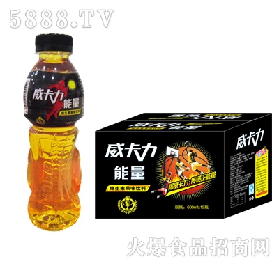 威卡力能量維生素果味飲料箱600ml×15瓶