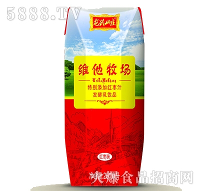 250ml龍興山莊維他牧場紅棗味發(fā)酵乳飲品