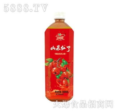 優(yōu)露山果紅了野山楂汁380ml