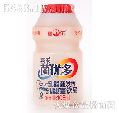 喜樂菌優(yōu)多乳酸菌108ml