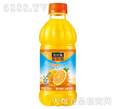 美汁源果粒橙300ml