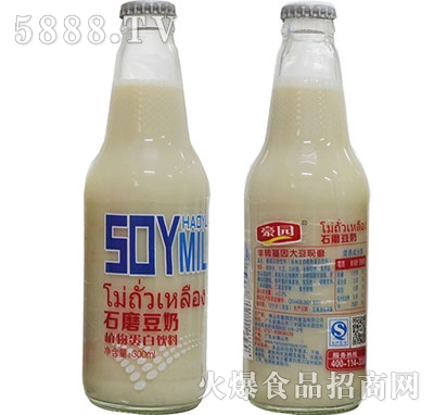 300ml豪園石磨豆奶植物蛋白飲料