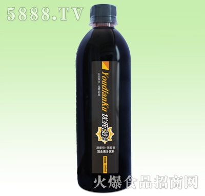 優(yōu)典酷黑水黑葡萄黑桑葚復(fù)合果汁500ml