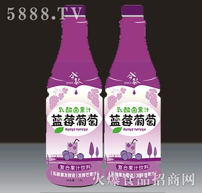 今谷藍莓葡萄乳酸菌果汁