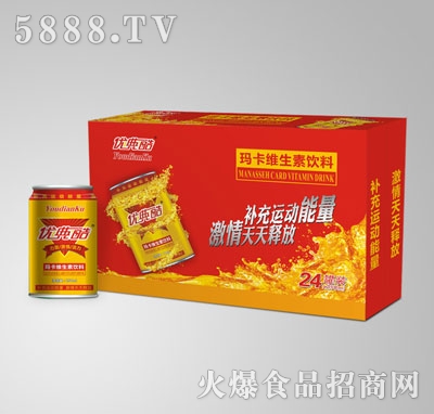 優(yōu)典酷瑪卡維生素飲料250mlx24