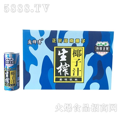 龐師傅生榨椰子汁果味飲料