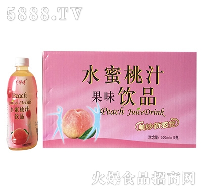 龐師傅水蜜桃汁飲品500mlx15瓶