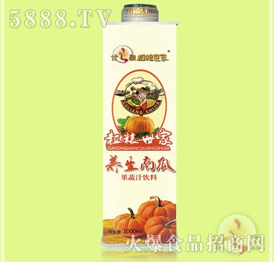 甘之泉南瓜汁飲料1000ml