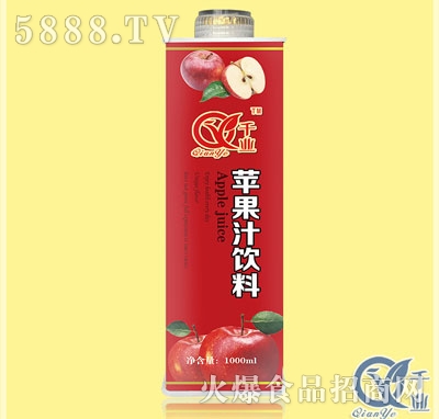 甘之泉蘋果汁飲料1000ml