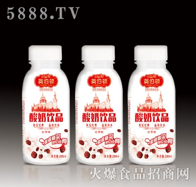 280ml英伯頓酸奶飲品（紅棗味）