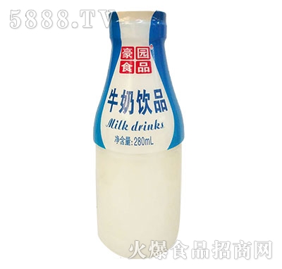 豪園食品牛奶飲品280ml