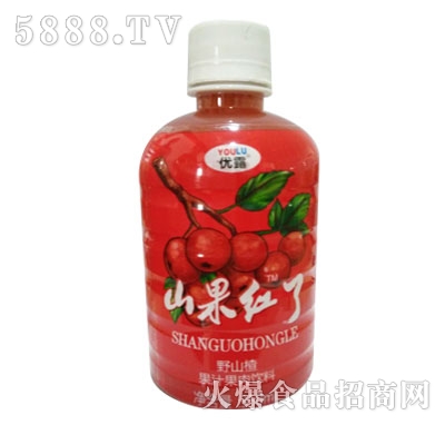 優(yōu)露衛(wèi)友野山楂果汁果肉飲料350ml