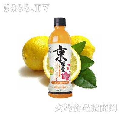 350ml人參花+蜂蜜+檸檬果汁飲料