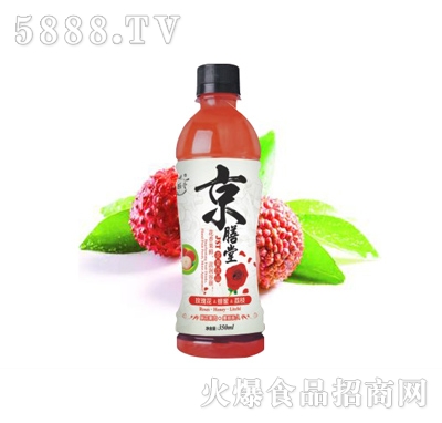 350ml玫瑰花+蜂蜜+荔枝果汁飲料