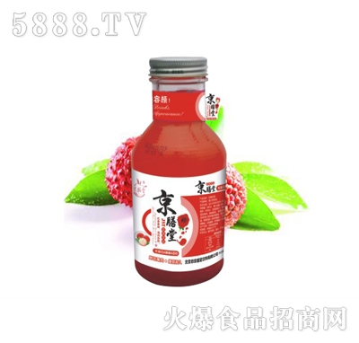 300ml玫瑰花+蜂蜜+荔枝果汁飲料