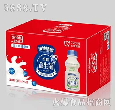 維他集團(tuán)益生菌乳酸菌338mlx12瓶