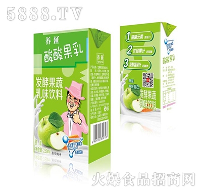 養(yǎng)延酸酸果乳發(fā)酵果蔬乳味飲料250ml