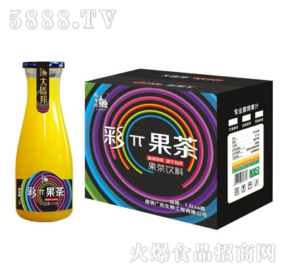 彩π果茶芒果汁飲料1.5LX6瓶