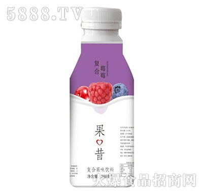 果昔復(fù)合莓莓果味飲料388ml