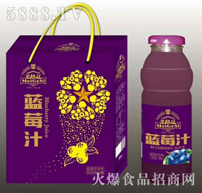 美格絲藍莓汁飲料350mlx8瓶