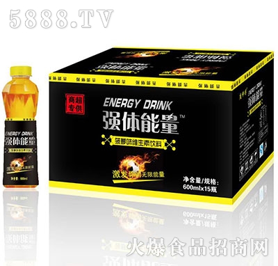 強(qiáng)體能量菠蘿味維生素飲料600mlx15瓶